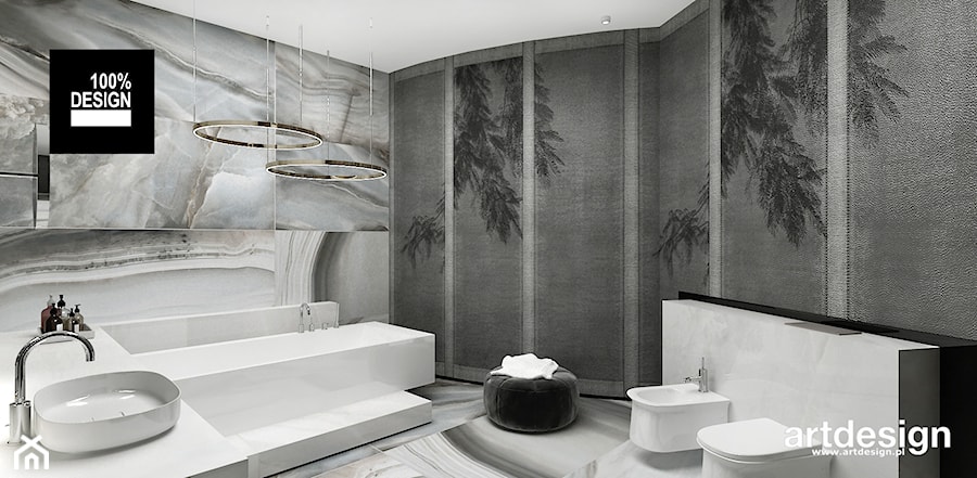 luksusowy design łazienki - zdjęcie od ARTDESIGN architektura wnętrz
