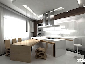 projekt nowoczesnej kuchni - zdjęcie od ARTDESIGN architektura wnętrz