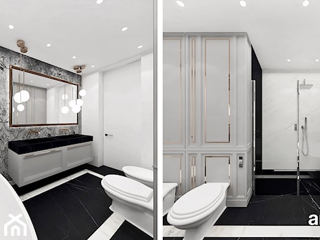 Aranżacje wnętrz - Łazienka: Projekt łazienki - ARTDESIGN architektura wnętrz. Przeglądaj, dodawaj i zapisuj najlepsze zdjęcia, pomysły i inspiracje designerskie. W bazie mamy już prawie milion fotografii!