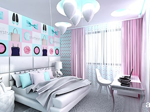 pokój dla dziewczynki projekty - zdjęcie od ARTDESIGN architektura wnętrz