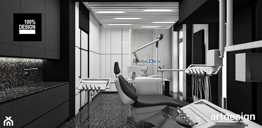 Projektowanie wnętrz gabinetów stomatologicznych - zdjęcie od ARTDESIGN architektura wnętrz