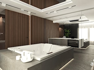 aranżacja łazienki z wanną jacuzzi - zdjęcie od ARTDESIGN architektura wnętrz