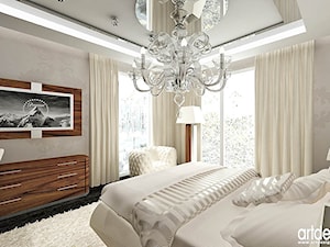 luksusowe sypialnia projekty - zdjęcie od ARTDESIGN architektura wnętrz