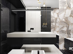 Elegancka łazienka w klasycznych materiałach - zdjęcie od ARTDESIGN architektura wnętrz