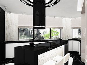kuchnia z wyspą - projektowanie wnętrza - zdjęcie od ARTDESIGN architektura wnętrz