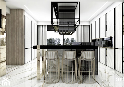 luksusowy design w kuchni - zdjęcie od ARTDESIGN architektura wnętrz