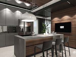 projekt kuchni w stylu nowoczesnym - zdjęcie od ARTDESIGN architektura wnętrz