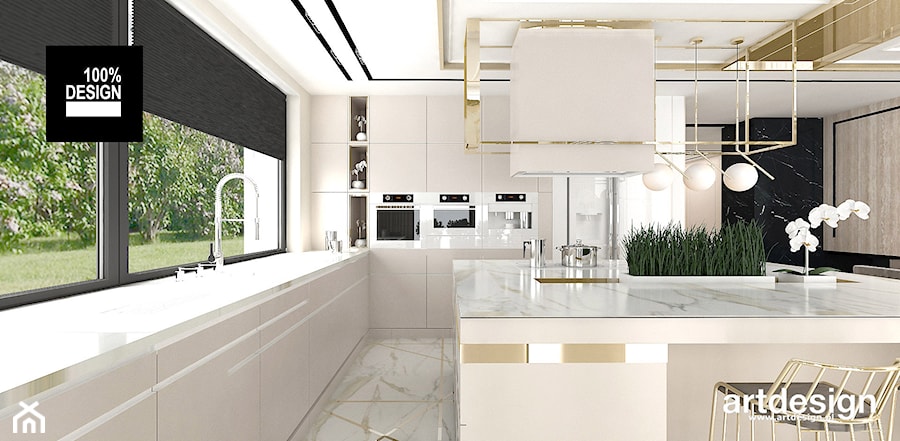 luksusowa kuchnia - zdjęcie od ARTDESIGN architektura wnętrz