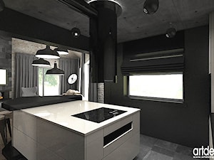 projekt kuchni z wyspa - zdjęcie od ARTDESIGN architektura wnętrz