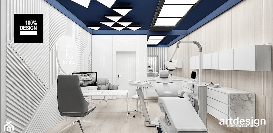aranżacja gabinetu stomatologicznego - zdjęcie od ARTDESIGN architektura wnętrz