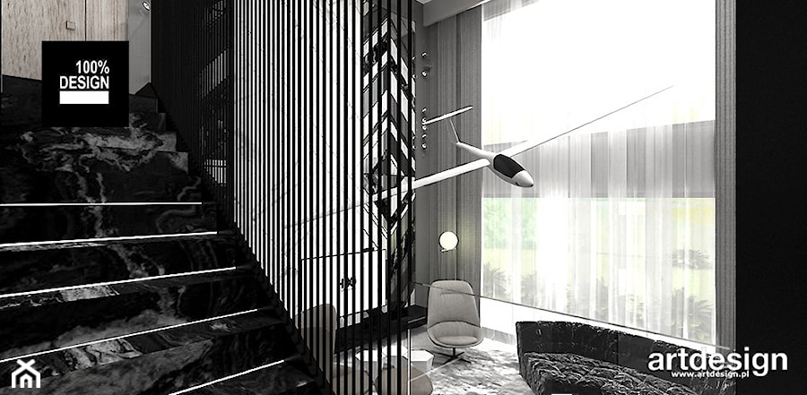 ON THE RIGHT TRACK | I | Wnętrza domu - Schody, styl nowoczesny - zdjęcie od ARTDESIGN architektura wnętrz
