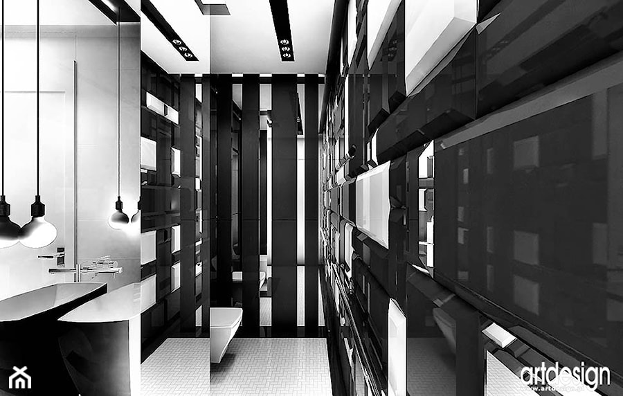 projektoanie łazienek - zdjęcie od ARTDESIGN architektura wnętrz