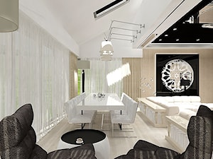 salon z jadalnią - zdjęcie od ARTDESIGN architektura wnętrz