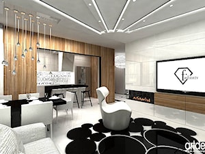 projektowanie salonu w apartamencie - zdjęcie od ARTDESIGN architektura wnętrz
