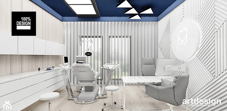 oryginalny projekt gabinetu stomatologicznego - zdjęcie od ARTDESIGN architektura wnętrz