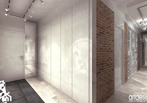 korytarz w apartamencie - projekty - zdjęcie od ARTDESIGN architektura wnętrz