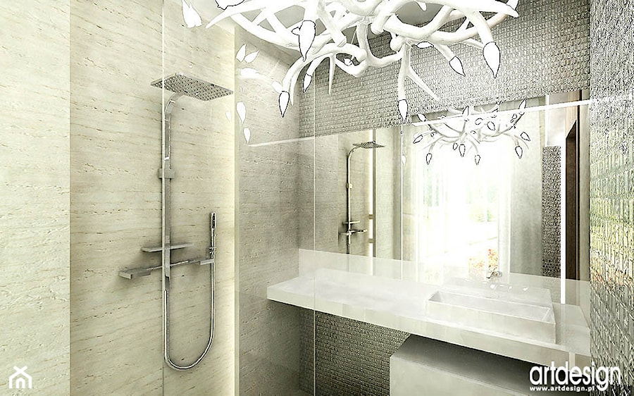 projektowanie łazienek - aranżacje - zdjęcie od ARTDESIGN architektura wnętrz