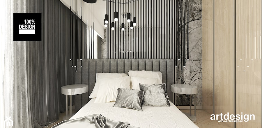 nowoczesna sypialnia - zdjęcie od ARTDESIGN architektura wnętrz