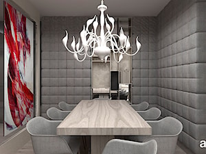 FIRST IMPRESSIONS | Wnętrza apartamentu - Jadalnia, styl nowoczesny - zdjęcie od ARTDESIGN architektura wnętrz