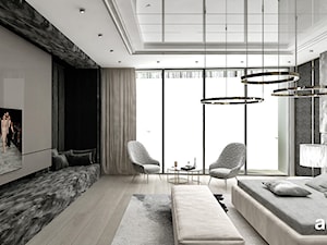projekt dużej sypialni - zdjęcie od ARTDESIGN architektura wnętrz