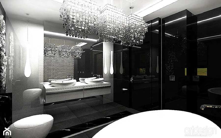 projektowanie wnętrza łazienek - zdjęcie od ARTDESIGN architektura wnętrz