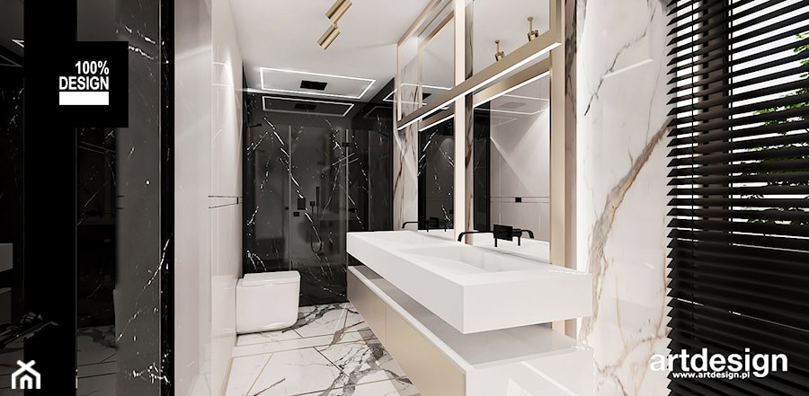 Luksusowa łazienka - zdjęcie od ARTDESIGN architektura wnętrz