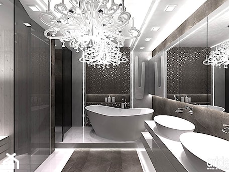 Aranżacje wnętrz - Łazienka: projekty łazienek z sauna - ARTDESIGN architektura wnętrz. Przeglądaj, dodawaj i zapisuj najlepsze zdjęcia, pomysły i inspiracje designerskie. W bazie mamy już prawie milion fotografii!