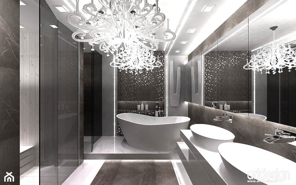 projekty łazienek z sauna - zdjęcie od ARTDESIGN architektura wnętrz - Homebook