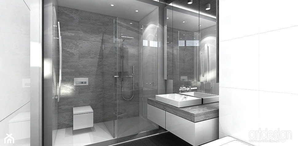 aranzacje łazienek - zdjęcie od ARTDESIGN architektura wnętrz - Homebook