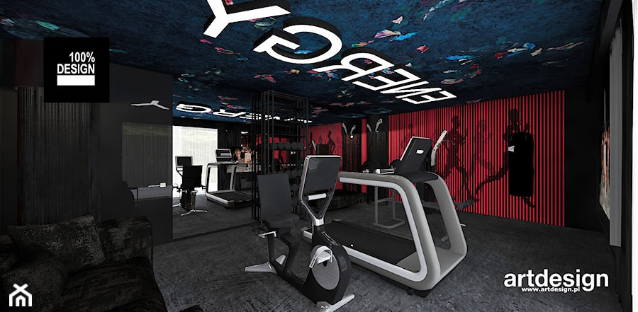 fitness w domu - zdjęcie od ARTDESIGN architektura wnętrz