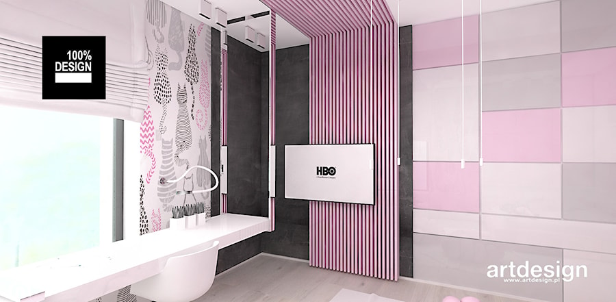 LITTLE BY LITTLE | II | Wnętrza domu - Średni biały czarny różowy pokój dziecka dla nastolatka dla chłopca dla dziewczynki, styl nowoczesny - zdjęcie od ARTDESIGN architektura wnętrz