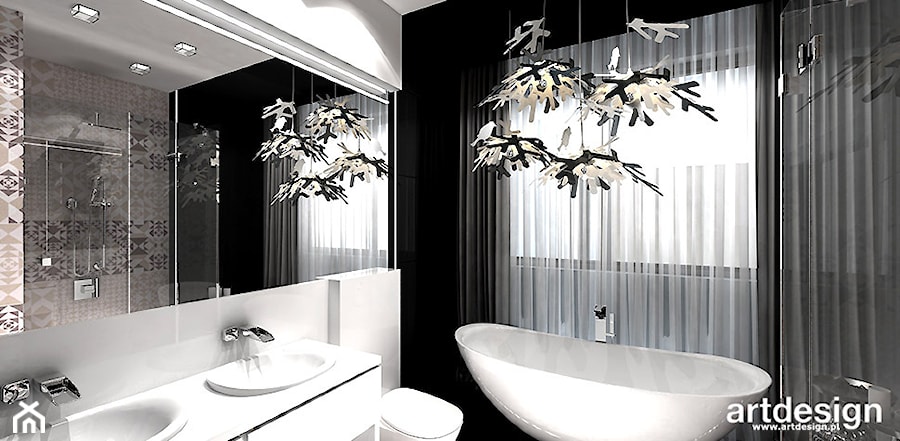 luksusowa łazienka wnętrza - zdjęcie od ARTDESIGN architektura wnętrz