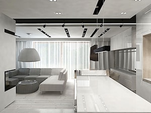 biała kuchnia - projekt wnętrza - zdjęcie od ARTDESIGN architektura wnętrz