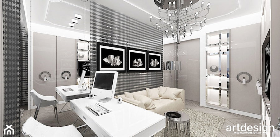 EMOTIONAL POWER | Apartament - Biuro, styl nowoczesny - zdjęcie od ARTDESIGN architektura wnętrz