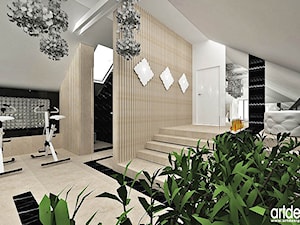 fitness, rekreacja w domu - wnetrza - zdjęcie od ARTDESIGN architektura wnętrz