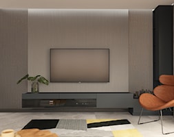 Minimalistyczne, loftowe wnętrze apartamentu w Gdańsku - Salon, styl minimalistyczny - zdjęcie od Jedyne.Takie.Wnętrza Paulina Kononowicz-Kwaśnik - Homebook