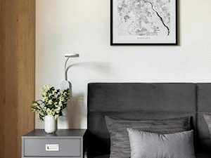 Jedyne.Takie.Wnętrza - Minimalistyczne mieszkanie na wynajem - Sypialnia, styl nowoczesny - zdjęcie od Jedyne.Takie.Wnętrza Paulina Kononowicz-Kwaśnik