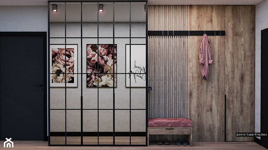 Beton&drewno&róż&loft - zdjęcie od Jedyne.Takie.Wnętrza - Architekt wnętrz Paulina Kononowicz-Kwaśnik