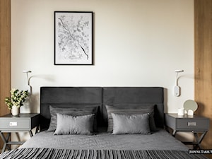 Jedyne.Takie.Wnętrza - Minimalistyczne mieszkanie na wynajem - Sypialnia, styl nowoczesny - zdjęcie od Jedyne.Takie.Wnętrza Paulina Kononowicz-Kwaśnik