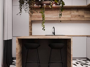 Beton&drewno&róż&loft - zdjęcie od Jedyne.Takie.Wnętrza Paulina Kononowicz-Kwaśnik