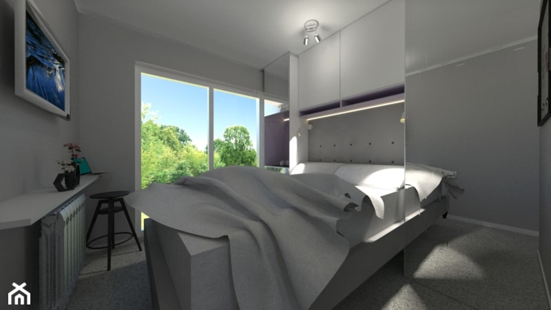 Mały pokój hotelowy ver. 3 - zdjęcie od Ewa Karasiak Studio