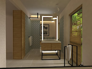 łazienka przy sypialni - Łazienka, styl nowoczesny - zdjęcie od MiiaStudio