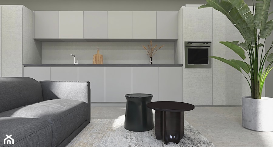 Minimalistyczny apartament - wizki - Kuchnia, styl nowoczesny - zdjęcie od Bargański Pracownia Wnętrz