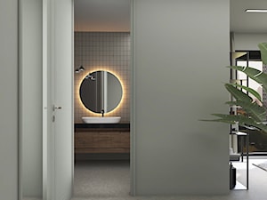 Minimalistyczny apartament - wizki - Hol / przedpokój, styl skandynawski - zdjęcie od Bargański Pracownia Wnętrz