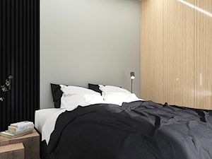 Minimalistyczny apartament - wizki - Sypialnia, styl minimalistyczny - zdjęcie od Bargański Pracownia Wnętrz
