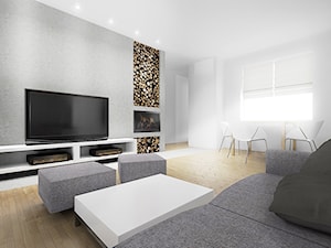 APARTAMENT D - Salon, styl minimalistyczny - zdjęcie od Studio SODA