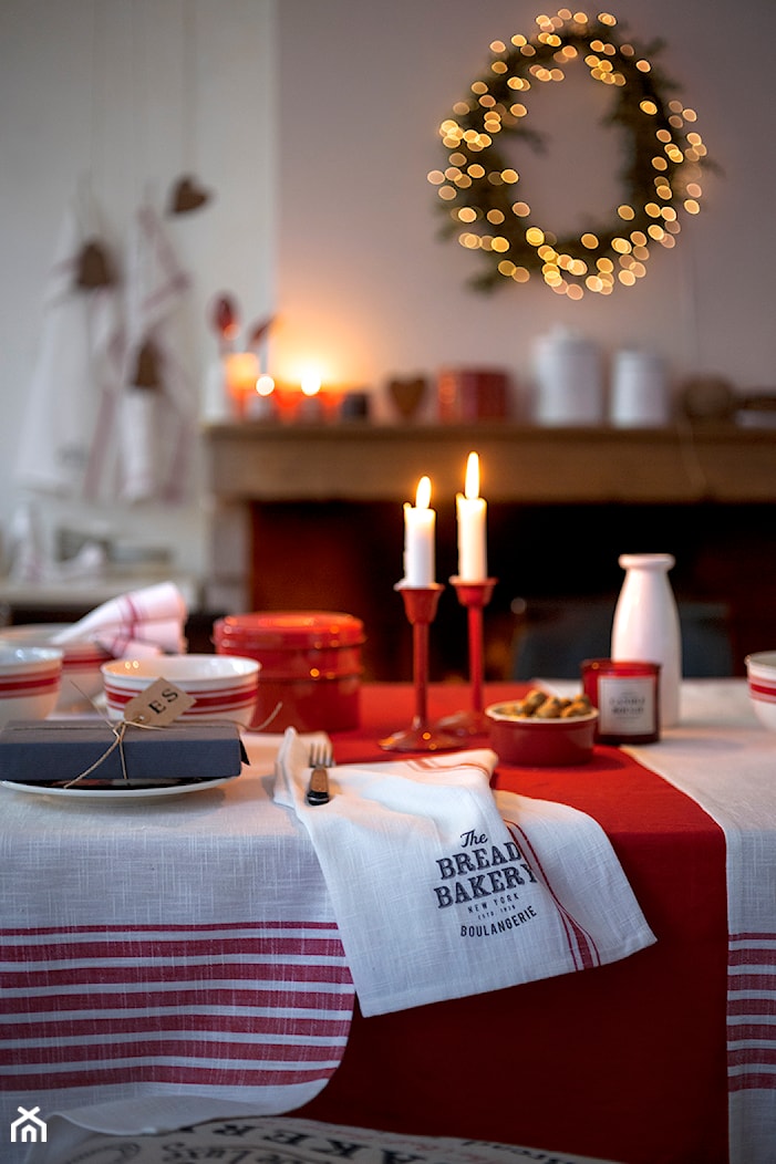 Winter 2014 - Mała szara jadalnia jako osobne pomieszczenie - zdjęcie od H&M Home - Homebook
