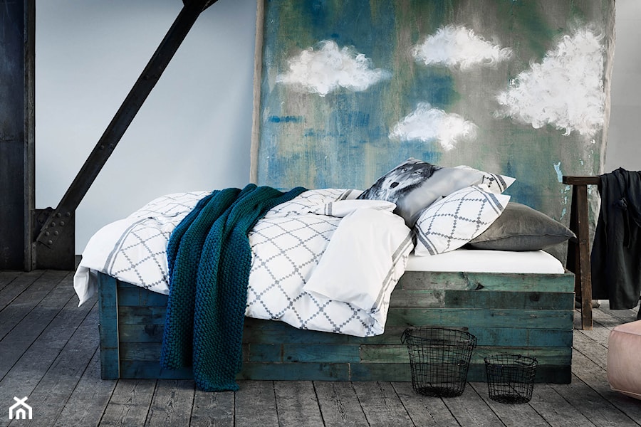 katalog 2015 - Średnia biała sypialnia, styl skandynawski - zdjęcie od H&M Home