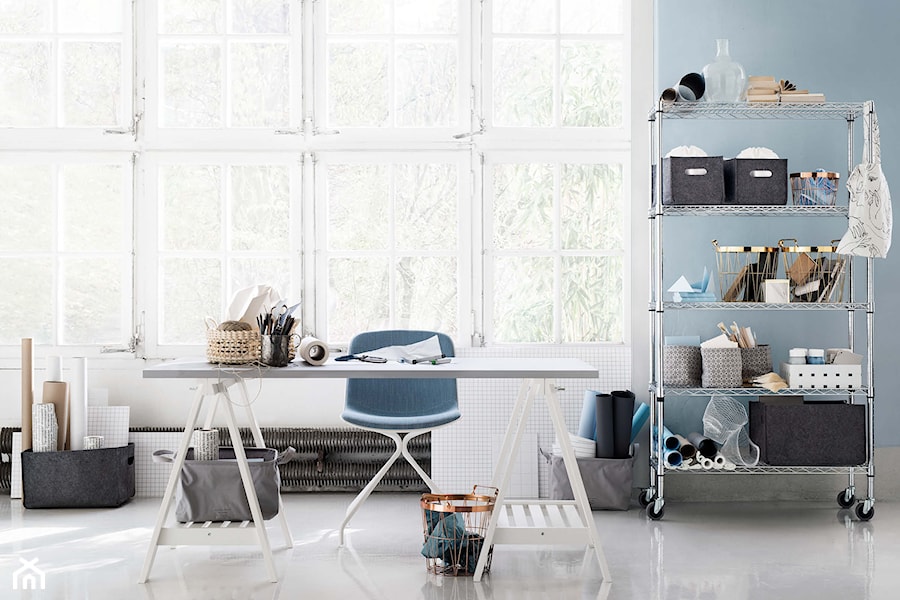 katalog 2015 - Małe niebieskie biuro, styl skandynawski - zdjęcie od H&M Home