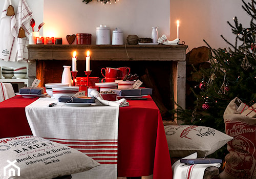 Winter 2014 - Średnia szara jadalnia w salonie - zdjęcie od H&M Home